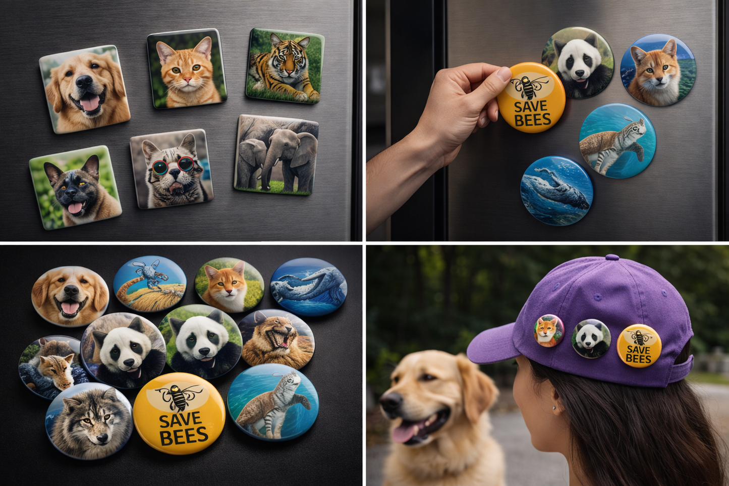 Fridge Magnets and Badges