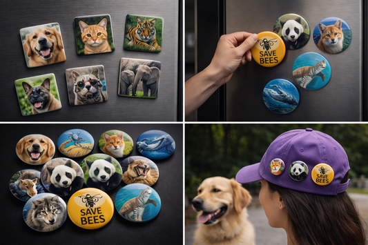 Fridge Magnets and Badges